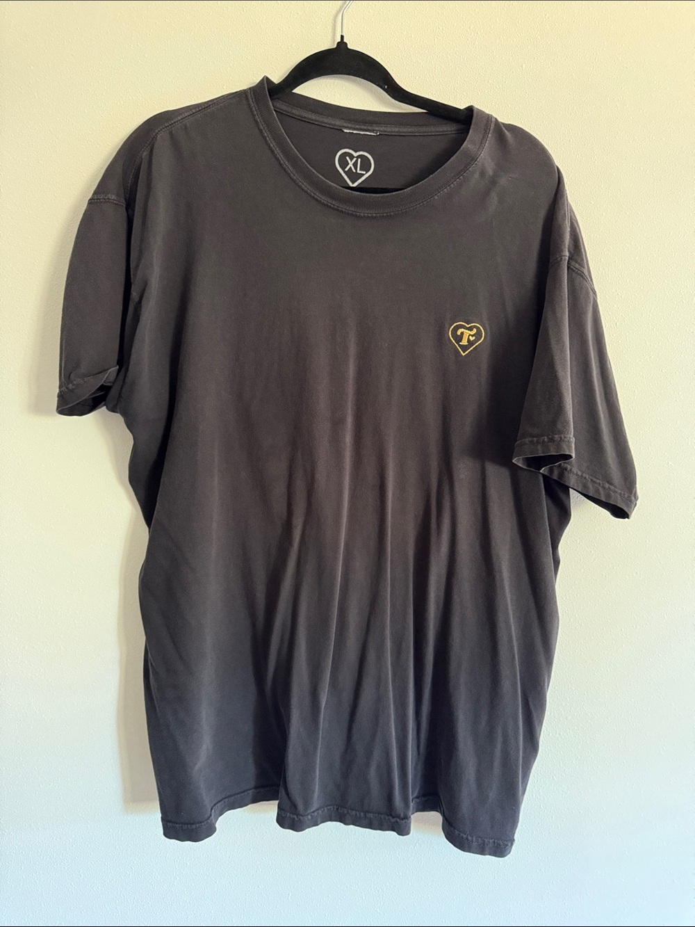Trixie Cosmetics Black Short-Sleeve Tee with Yellow Heart Logo